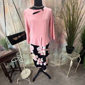 📌Homeyee Elegant Bodycon Cotton Blend Cocktail - Wedding Party Dress